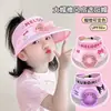 Ventilador de Protección Solar para Niños, Sombrero de Sol de Verano para Niños y Niñas, Sombrero de Sol con Visera Abierta para Proteger la Cara, Sombrero para Bebé con Protección UV