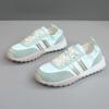 [Personalizado] Xqh706 Novos Sapatos Brancos Respiráveis Primavera/Verão 2024 Tênis Esportivos Femininos Sapatos Casuais Femininos Sola Grossa Aumentada