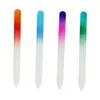 Lima de Uñas de Vidrio Personalizada de Fábrica Color Degradado Tiras Frotadoras para Manicura Tiras Pulidoras de Manicura Tiras Pulidoras de Uñas de Doble Cara
