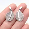28X15mm 2.1g Multicolor DIY Aleación de Zinc Accesorios para Joyería Colgante de Hoja