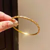 Pulseira Estrela de Prata~Estilo Metal Europeu e Americano Aço Inoxidável Zircônia Fecho Redondo de Estrela Pulseira Atravessando Fronteiras Joias Femininas de Alta Qualidade