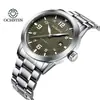 Reloj Mecánico Automático Completo de Acero Inoxidable Marca Aliexpress Transfronterizo Retro Luminoso Resistente al Agua Calendario Reloj Mecánico para Hombre