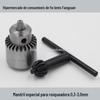 Acessórios para máquina de perfuração de corte de fio Consumíveis de máquina de perfuração de cabeça rotativa Mandril de broca 0,1-4