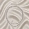 Colar de corrente simples da moda estilo ins da Coreia do Sul feminino versátil personalidade geométrica multicamadas colar corrente da clavícula