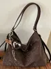 Bolsa Grande de Gran Capacidad Transfronteriza 2026, Bolso de Hombro, Bolso Cruzado de Hombro de Nicho, Bolso Cruzado Texturizado de Moda