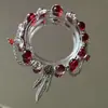 Pulsera Jinshengmu Cuatro Ciudades Estilo Chino Más Vendida Derivado DIY Nicho Pulsera de Gama Alta Regalo para Estudiantes