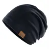 Gorro de algodón liso para hombre y mujer transfronterizo FS gorro de Baotou cálido a prueba de viento para montar en bicicleta gorro de luna venta al por mayor