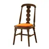 Silla de comedor vintage estilo francés, popular en línea, para uso doméstico, hecha de madera maciza, estilo americano con respaldo de ratán, lujo ligero y diseño simple, adecuada para restaurantes y cafeterías