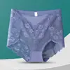 Controle de Barriga Levanta Bumbum Tamanho Grande 90-300 Jin Nova Renda Sexy Antibacteriana Vazada Cintura Alta Sem Costura Roupa Íntima Feminina