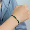 Pulsera trenzada multicolor personalizada, Pulsera ajustable con cuentas doradas, Moderna y versátil, Mostrando estilo, Joyería de nicho para uso diario