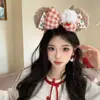 Diadema con Orejas de Oso Estilo Lolita Japonés Elemento de Accesorio para el Cabello Color Café Linda Chica Encaje Lolita Kc