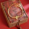 Estilo Simples de Luxo Leve Pulseira de Cobre Borboleta Dourada de Areia Vietnamita Alta Sensação Temperamento Feminino Joias de Liga de Cobre Acessórios Yiwu