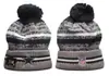 Gorras de Equipo de Fútbol Nuevas al por Mayor para Otoño e Invierno, Gorros de Punto Cálidos para Hombres y Mujeres, Gorras Bordadas con Letras