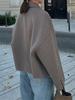 Chaqueta Corta de Botones de Solapa de Manga Larga Estilo Transfronterizo Europeo y Americano, Nueva Moda para Mujer Otoño e Invierno Holgada Casual
