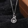Colar Difeng s999 Prata Dança Mágica da Cobra Feminino Aniversário Ano Zodiacal Corrente da Clavícula Novo Estilo Chinês Ano da Cobra Pingente Acessórios