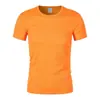 Moda Casual Masculina de Verão Malha Gola Redonda Manga Curta Respirável Camisa de Basquete Cor Sólida Camiseta Lisa Camiseta Esportiva Cor Sólida