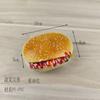 Simulação hambúrguer pão sanduíche modelo brinquedo falso decoração de comida decoração de armário de casa fotografia adereços
