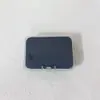 Esponja de secado de pelusa de cuero negro rectangular ultrafina, súper suave, reemplazo para esponja de pastel, esponja de maquillaje seca