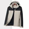 Casais ao ar livre Roupas de trabalho Roupas de outono e inverno Jaqueta de lã de uma peça Logotipo personalizado Soft Shell Camada única Ferramental fino