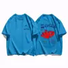 Camiseta Creativa de Fresa para Mujer Holgada Hip-Hop Streetwear Moda Ropa Nueva para Mujer Cintura Completa Cómodo Top de Algodón