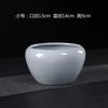Geyao Bowl Lotus Vaso de flores hidropônico Cerâmica Grande e Pequena Porosa Doméstica Desktop Varanda Utensílios de elevação de água Micro nenúfares