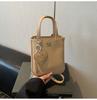 Bolso Cruzado de Moda para Teléfono Móvil Bolso de Cubo Portátil de Moda para Niña 2025 Diseño Simple de Nicho Bolso de Hombro para Mujer