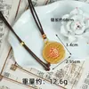 Colgante de Oro de Arena Vietnamita Estilo Palacio Bendición del Fénix Collar Redondo Nuevo Estilo Chino para Mujer Joyería Versátil Suministro del Fabricante