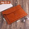 Bolsa de Arquivo para Negócios Masculina a4 Bolsa de Arquivo Grande Capacidade Bolsa de Arquivo de Contrato de Escritório Pasta de Couro Sintético Bolsa de Armazenamento de Dados