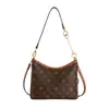 Bolsa de Ombro Guti Kou Bolsa de Axila Feminina Nova Moda Grande Capacidade High-End Monograma Crossbody Bolsa Tote para o Dia a Dia