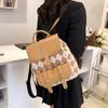 Mochila para Mujer 2022 Nueva de Moda Estilo K de Moda Acolchada Moda Bolso Pequeño para Mujer Moda Mujer Mochila Pequeña de Gran Capacidad