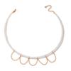 Collar de cadena de perlas de estilo coreano, nuevo y moderno, sencillo y elegante, combina con todo, cadena de clavícula para mujer.