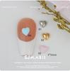 Aleación de uñas japonesa tamaño grande mediano pequeño amor joyería mini corazón de durazno retención de color uso uña decoraciones DIY al por mayor