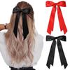 Horquilla de Pelo Larga con Forma de Cola de Pato y Cinta de Lazo de Doble Capa con Borla para Mujer Transfronteriza en stock