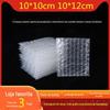 Sacos Bolha à Prova de Choque 10*10cm 10*12cm 100 Peças Sacos Bolha Transparentes de Camada Dupla Duráveis para Logística