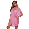 Vestido de Blusa de Praia Sexy Oco Loose Beach Blouse Sexy Oco Feminino com Decote em V 1965 Dez Cores Agora