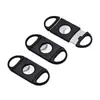 Tijeras para cigarros simples portátiles para el hogar de acero inoxidable cortador de cigarros de plástico fábrica de tijeras para cigarros al por mayor