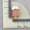 Accesorios de Resina Hechos a Mano Pegamento Blanco Diybb Pin Palo de Helado Funda para Teléfono Móvil de Helado Accesorios para la Cabeza Accesorios para el Cabello Material