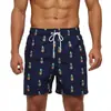 Calções de Praia Masculinos Transfronteiriços Estampados 3D Tamanho Grande Secagem Rápida Calções de Natação Série Frutas Flamingo Calções de Praia