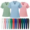 Fabricante de Origen Transfronterizo Ropa Quirúrgica de Secado Rápido, Ropa Elástica para Lavar a Mano para Hombres y Mujeres, Ropa de Cirugía para Doctor de Sala de Operaciones de Manga Larga y Corta