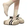 Medias Pantufla Cerradas de Suela Gruesa Súper Populares para Mujer, Nueva Moda de Verano 2026, Pantuflas Versátiles Estilo Alemán para Mujer, Adecuadas para Usar al Aire Libre