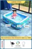 Piscina de bolas oceánicas al por mayor, tobogán para bebés, corralito interior para niños, piscina inflable, castillo de juguete plegable para bebés