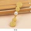 Cheongsam Estilo Chino con Ribete de Color a Juego, Accesorios de Cierre de Hilo Tejido Hecho a Mano, Botones Decorativos para Traje Tang y Hanfu