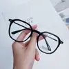 Óculos de Armação Grande com Material Personalizado, Estilo Retrô, Modelo Popular Online, Faz Você Parecer Mais Magro Sem Maquiagem, Luz Azul Anti-Azul, Etiqueta Personalizada