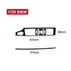 Adecuado para BMW X3 F25 F26 11-17 juego completo de interruptor de logo de volante interior de fibra de carbono negro piano
