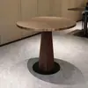 Mesa de comedor de madera maciza, lujo ligero y placa de roca, adecuada para uso comercial en hoteles, oficinas y para recepción, ocio y reuniones de negocios