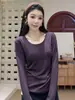Camisa básica versátil estilo coreano, nova outono 2026 versão coreana, manga longa, corte justo, top versátil, estilo minimalista e cool