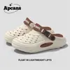 Zuecos de Estilo Nuevo para Hombre, con una Sensación Suave y Acojinada, Adecuados para el Uso al Aire Libre en Verano, Zuecos de Suela Gruesa para Pareja para Mujer, Zapatos Acuáticos de Playa para Hombre