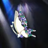 Broche de Mariposa de Imitación Nácar, Corsage de Cristal Elegante de Lujo para Mujer de Gama Alta, Broche de Moda Exquisito, Accesorios para Traje y Suéter