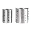 Soporte Grueso de Acero Inoxidable para Palillos de la Fábrica Original, Soporte con Drenaje de Agua para Cuchillos, Tenedores y Cucharas para Cocina Doméstica y Comercial