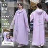 Impermeable Largo para Mujer, a Prueba de Tormentas de Cuerpo Completo, Específico para Patinete Eléctrico, Unipersonal, de una Sola Pieza, Adulto, Engrosado, Poncho de Lluvia para Exteriores